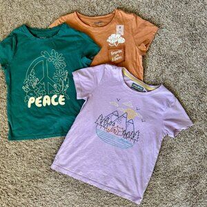 Girls’ 3-Pack Graphic Tees | Size Medium | Old Navy, Cat & Jack & Eddie Bauer
